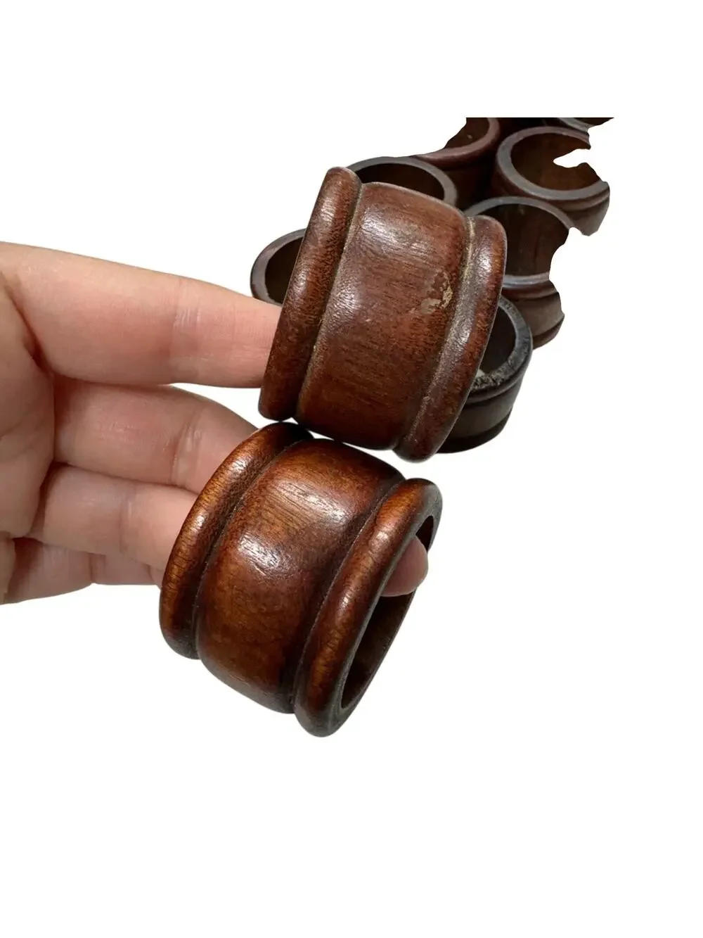 Pier 1 Imports Wood Napkin Holder Set Of 11 Kitchen Decor Tablescape